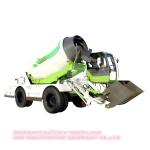 4 Wheel Drive 92 KW Self - Loading 6.5 M3 Concrete Mixer Truck
