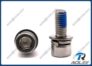 Wholesale A2/A4 Stainless Steel Socket Head Cap Self-locking SEMS Screw with Nylon Patch from china suppliers