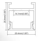 LEDCORP® High-Performance Aluminum Profile Magnetic/Ring/Module for Customizable