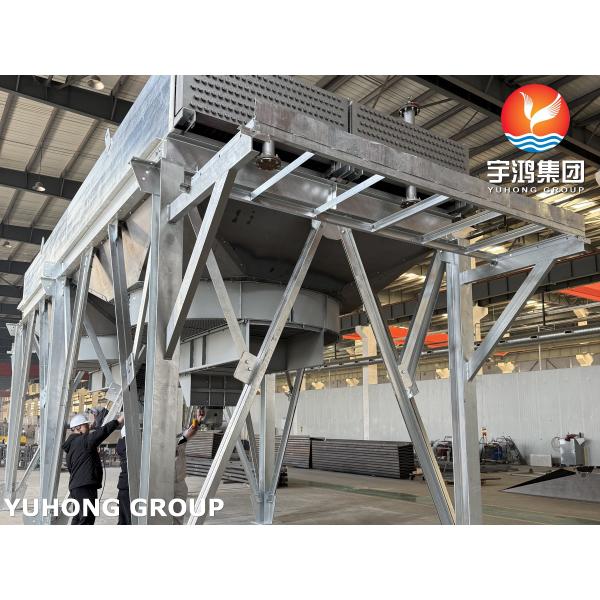 Air Blast Type Horizontal Air Cooled Heat Exchanger Embedded G Fin Tube API 661 ASME VIII Div.1 , ISO 13706