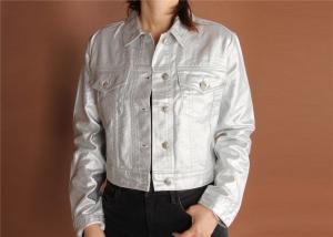 Wholesale Stockpapa 100% cotton denim jackets For Women from china suppliers