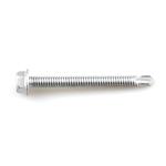 Zinc Alloy Coated Hex Flange 6.3x65 Bi-Metal 304 Framing Screw for Wall Cladding