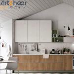 Customized Color Modern Stylish Kitchen Cabinet with Island Sink Base Configurat