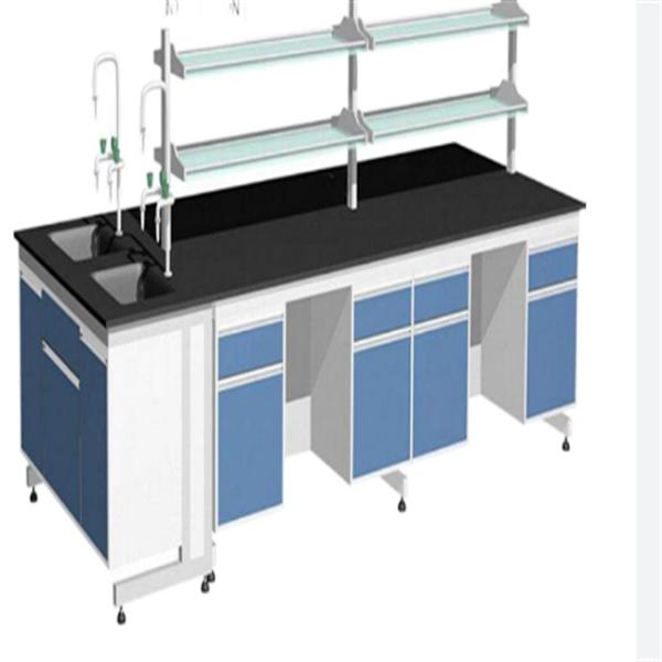 Multiscene Blue Chemistry Laboratory Furniture , Rustproof Lab Bench With