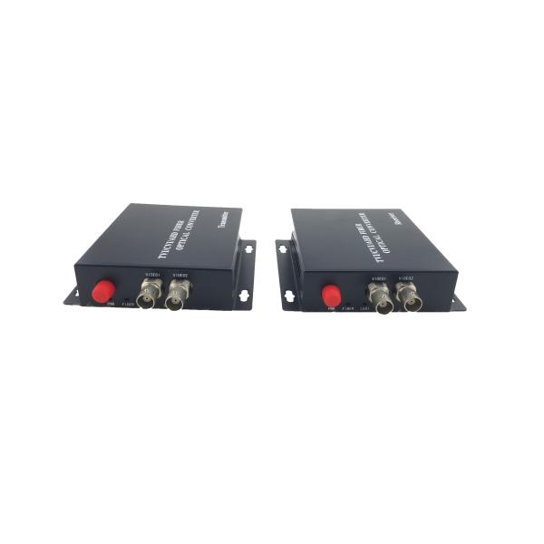 1CH - 64CH cctv video transmitter and receiver CVI TVI AHD Fiber Converter 1310nm / 1550nm Wavelength