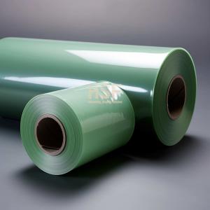 China 80 Micron Opaque Green Mono Axially Oriented Polyethylene / PE Film on sale