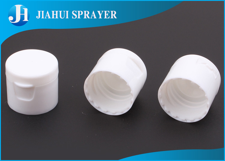 Customised Plastic Bottle Flip Top Colorful Eco - Friendly With Matte Aluminum Press