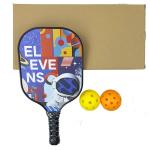 OEM Custom Made Pickleball Paddles Fiberglass Hard EVA Pickle Ball Set