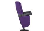 Fireproof Armed Roll Up Auditorium Theater Chairs High Back Theater Furniture