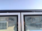 Stand Up Glass Door Freezer Merchandiser Air Cooling Custom Color With Vertical