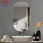 Stylish Modern Wall Mirror Oval Nordic Design Luxury Glass Gym Shape Decor for