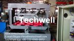 Color Steel Glazed Tile Roll Forming Equipment , 5.5 Kw Main Motor Power Roll