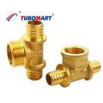 Nickel Plated Pex Sliding Fittings 1/2 Inch BSP / NPT Size Maximum Pressure 200