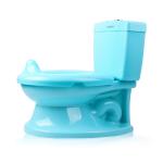 Solid White Blue Pink Baby Potty Toilet with Handle Button Ouninbear Logo EN-71
