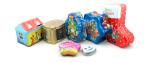 Santa Claus Metal Tin Container For Christmas Holidays , Custom Box