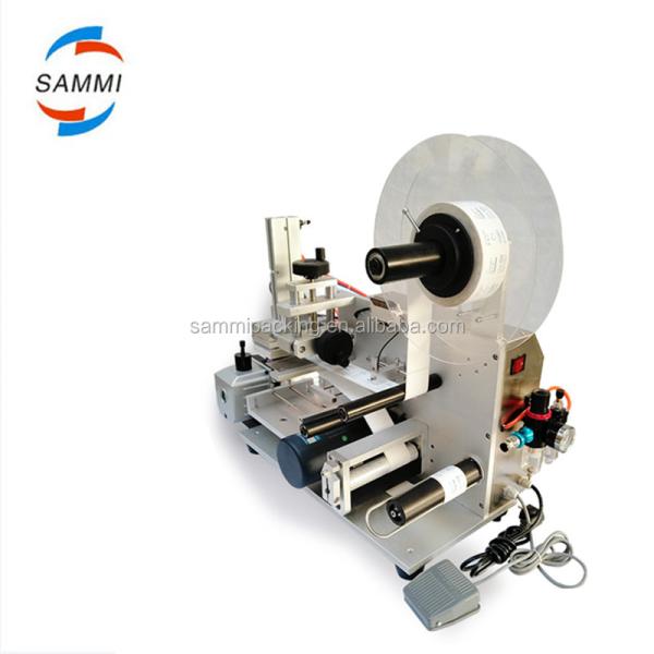 Factory Price Top and Bottom Labeling Machine Square Bottle Flat Surface Adhesive Label Dispenser Machine Label Stripper