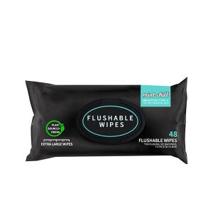 Wholesale Soft Flushable Wet Toilet Paper With Mint Customizable EDI Purified Water Wipes from china suppliers