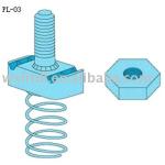 1/4" 3 8 Stainless Steel Channel Spring Nuts Unistrut