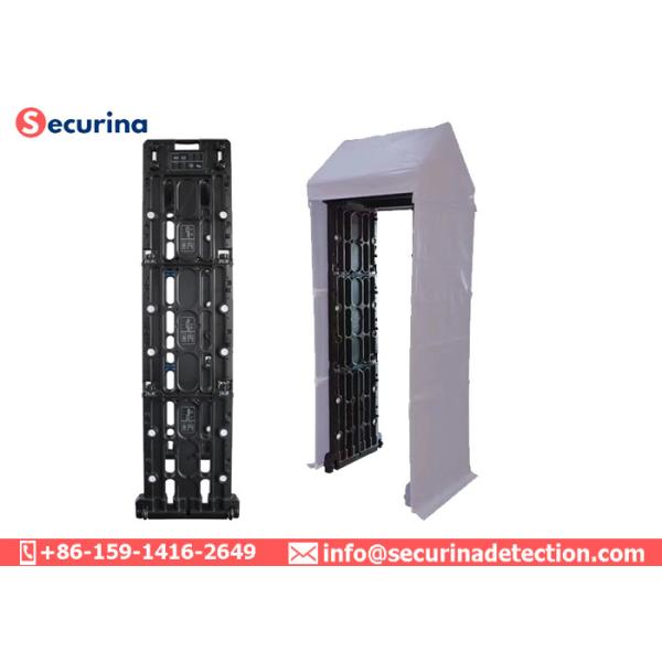 24 Zones Walk Through Body Scanner , Archway Airport Security Equipment IP67