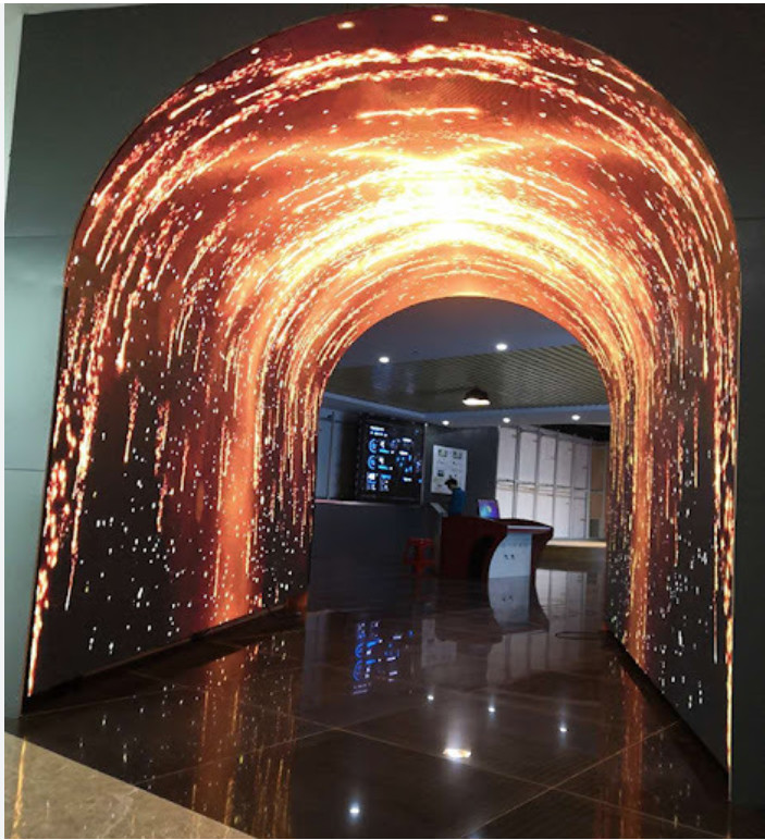 Flexible LED Display,Popular With Curved And Cylinder Shapes For Flexible Led Screen.