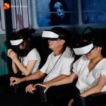 Electric 1/3 Seats 9d VR Cinema Simulator SingleTriple Interactive Virtual