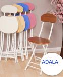 Foldable Wooden Dining Room Chairs With Metal Legs Multi Color Optional