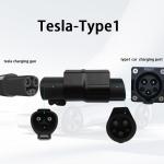 Type1 J1772 Car Charger Adaptor Converter 32A AC for Tesla Charging Pile