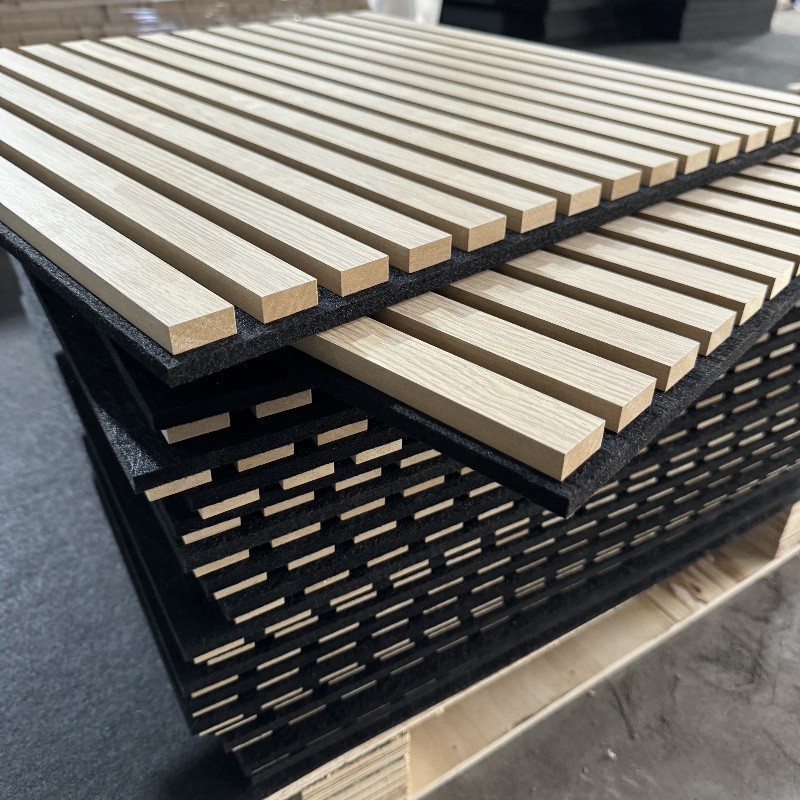 60*60cm Custom Fit Akupanel Wood Soundproof Panels Simple Installation For Acoustic Excellence