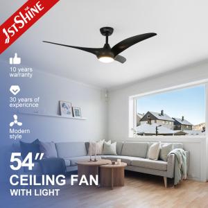 Wholesale Support Dimmer LED ceiling fan popular style CE CB ETL certified 3 ABS plastic blades from china suppliers