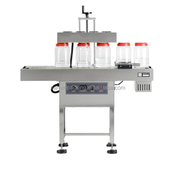 Continuous Automatic Plastic Bottle Screw Sealer New Aluminum Foil Induction Sealing Machine Air Cooling Lid Packing Machines
