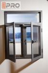 Unbreakbale Thermal Break Aluminium Windows Swing Open Style Built In Blinds
