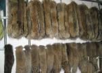 Brown Real Fur Hood Trim For Cloth , Raccoon Detachable Real Fur Collar 30 Cm *