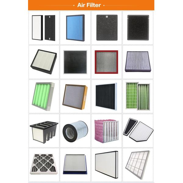 Custom Size 99.99% HEPA Efficiency PP+PET Hepa Filter H13 H14 Class Fiberglass Material Laminar Air Flow Home Use Restaurant