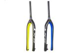 T800 Carbon Fiber Road Bike Fork MTB Mountain Bicycle Hard Forks 29 Thru Axle