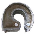 Silica / Basalt Fabric Titanium Lava Turbocharger Heat Shield Cover Fire Shield