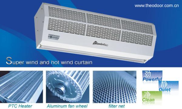2024 Overdoor Thermal Air Door The Heating Air Curtain Keeping Indoor Comfort