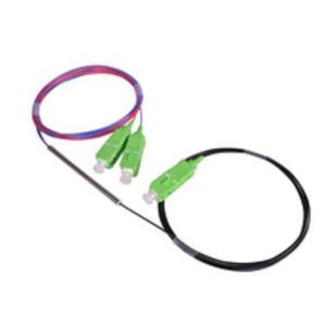 Wholesale PLC Fiber Splitter 1x2 With Micro Steel Tube SC APC / SC UPC from china suppliers