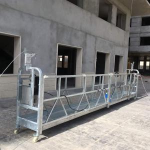 Wholesale ZLP series steel electric temporary suspended working platform for building maintennace from china suppliers