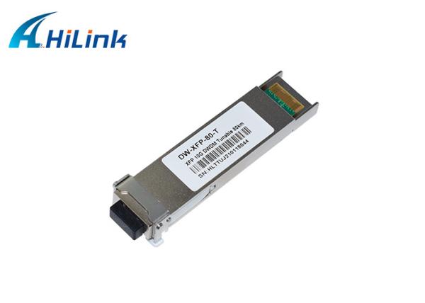 Compatible Cisco 10G XFP Transceiver , XFP 10G ZR 1550nm 80km tunable With LC