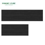 Natural 15mm Thickness Oak Slat Wall Panel Flame Retardant with Black MDF