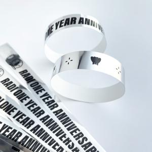 Wholesale Promote Your Event with Fashionable Holographic Laser Wristbands and Logo Text from china suppliers