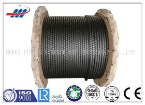Wholesale 34x7+FC Loading Ungalvanized Steel Wire Rope 6-48mm Gauge , DIN / EN Standard from china suppliers