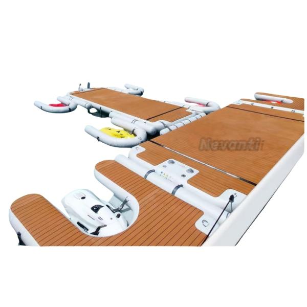 400*210*120cm Party Swimming Inflatable Swim Platform for Lake Enjoy Your Water Fun