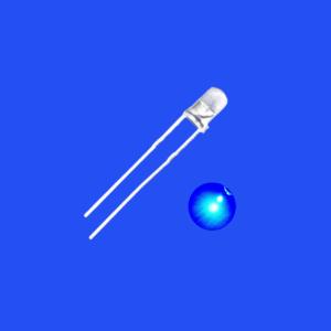 Wholesale 605nm Blue Color 3mm LED Diode Round Head Clear Lens 30 Deg Short Pin Dip LED from china suppliers