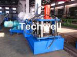 75mm Roller Diameter, 7.5KW Steel Security Door Frame Roll Forming Machine