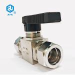 10000psig 1" AFK Stainless Steel Ball Valve Special Ferrule SS304 PTFE