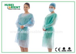 Wholesale Polypropylene Disposable Isolation Gowns With Elastic Wrist from china suppliers