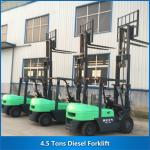4.5 Tons Diesel Forklift Truck Diesel Powered Forklift