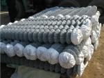 1.8m Height 75*75mm Hot Dipped Galvanized Chain Link Fence For Sport Field