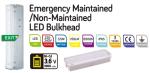 LED Emergency bulkhead Maintained and Non-Maintained ,CE SAA approved ,battery